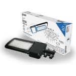 Уличный светильник GAUSS Qplus 80W 9600lm 5000K 120-260V IP65 455х180х49мм черный LED 1/6 629535380 (артикул 16856875) – фото 1