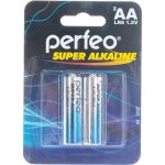 Алкалиновая батарейка PERFEO LR6 2 шт блистер 30 005 157 (артикул 16088610) – фото 1