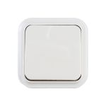 Выключатель Bylectrica 1-клавишная, открытая установка, 6А IP54, серия ПРАЛЕСКА АКВА, А16-222 бежевый (артикул 17384808) – фото 1