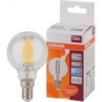 Светодиодная лампа OSRAM LED STAR, P, шар, 6Вт, E14, 800Лм, 4000 К, нейтральный белый свет 4058075218178 (артикул 18634825) – фото 1