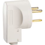 Силовая вилка Legrand 2К+З 32А выход кабеля сбоку 55802 (артикул 16015295) – фото 1
