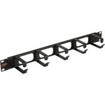 Органайзер NIKOMAX 19"", 1U, кольца 60мм 2шт. NMC-OK600H-1U-BK-2 (артикул 16048618) – фото 1