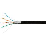 Кабель SkyNet Standart FTP outdoor 4x2x0,48, медный, FLUKE TEST, кат.5e, однож., 305 м, box, черный CSS-FTP-4-CU-OUT (артикул 15932893) – фото 1