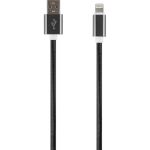 Дата-кабель Red Line USB – 8 – pin для Apple 2 метра нейлоновая оплетка, черный УТ000017394 (артикул 17265036) – фото 1