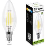 Светодиодная диммируемая лампа FERON LB-166 7W 230V E14 4000K 25871 (артикул 15690189) – фото 1