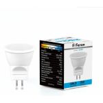 Лампа светодиодная FERON 3W 230V G5.3 6400K, LB-271 25553 (артикул 15928859) – фото 1