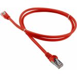 Патч-корд LANMASTER RJ45 - RJ45, 4 пары, S/FTP, категория 6A, 1.5 м, красный LAN-PC45/S6A-1.5-RD (артикул 16430158) – фото 1