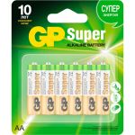 Алкалиновые батарейки GP АA 6 шт. Super Alkaline 15А 15A-CR6 72/720 (артикул 15783862) – фото 1
