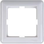 Одноместная рамка, белая WESSEN 59 Schneider ELectric KD-1-18 (артикул 15170927) – фото 1