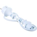 Шнур питания LANMASTER C13-Schuko, 3х0.75, 220В, 10А, белый, 0.5 метра LAN-PP13/SH-0.5-WH (артикул 16466328) – фото 1