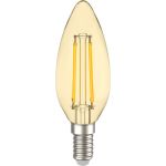 Лампа IEK серия 360, LED, C35, свеча, золото, 5вт, 230В, 2700К, E14 LLF-C35-5-230-30-E14-CLG (артикул 16459847) – фото 1