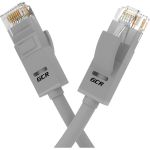 Патч-корд GCR прямой 0.15m UTP кат.5e, серый, 24 AWG, 1 Гбит/с, RJ45, T568B VIVLNIC03-0.15m (артикул 16518387) – фото 1