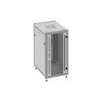 Монтажный напольный шкаф SYSMATRIX, 33U 600х800х1600 передняя дверь-стекло, задняя сплошная SL 6833.712 (артикул 16441034) – фото 1