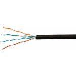 Кабель SkyNet Light UTP outdoor 4x2x0,46, медный, FLUKE TEST, кат.5e, однож., 305 м, box, черный CSL-UTP-4-CU-OUT (артикул 15932899) – фото 1