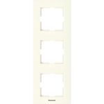 Рамка Panasonic Karre Plus 54814 3м вертикальная крем WKTF0813-2BG-RES (артикул 16154428) – фото 1
