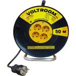 Удлинитель на пластиковой катушке Voltroom ПВС 2*0,75-50 10А, 220В (артикул 16283484) – фото 1