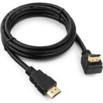 Кабель Cablexpert HDMI v1.4, 19M/19M, 1.8м, угловой разъем, черный CC-HDMI490-6 (артикул 16205163) – фото 1