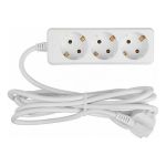 Бытовой удлинитель General Lighting Systems GES-16-3x100-3-15m16А3x1мм2 3места 1.5 м с заземлением, без выключателя 470035 (артикул 21533890) – фото 1