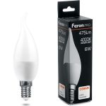 Светодиодная лампа FERON PRO LB-1306 Свеча E14 6W 4000K OSRAM LED 38048 (артикул 16233693) – фото 1