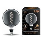 Лампа Gauss LED Filament G200 E27 4.5W Gray 100lm 1800K 1/6 154802005 (артикул 16313767) – фото 1