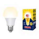 Светодиодная лампа Volpe LED-A60-7W/3000K/E27/FR/NR Форма ""A"", матовая UL-00005619 (артикул 16029832) – фото 1