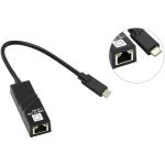 Сетевая карта USB3.1 TYPE-C, RJ45 5bites 1гигабит, 10см UA3C-45-07BK (артикул 18304231) – фото 1