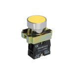 Кнопка управления IEK, LAY5-BA51, без подсветки, 1з, ИЭК, желтая BBT60-BA-K05 (артикул 15167265) – фото 1