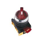 Переключатель IEK ANC-22-2 на 2 фиксированных положения, красный 1з+1р ИЭК BSW10-ANC-2-K04 (артикул 15165155) – фото 1