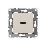 Розетка ЭРА 12-3114-02 HDMI, IP20, 12, слоновая кость Б0027482 (артикул 15981802) – фото 1