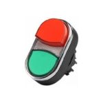Головка для кнопки Emas сдвоенной красно-зеленой выступающей BDK21KY (артикул 16909957) – фото 1