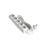 Удлинитель ExeGate ECE-5-1.8W 5 евророзетки с заземлением, 1.8м, белый 285821 (артикул 17618166) – фото 1