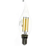 Лампа Gauss LED Filament Свеча на ветру E14 9W 710lm 4100K 104801209 (артикул 15869267) – фото 1