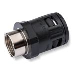 Муфта для гофрированных труб Weyer WQGM2-M20B/AD21.2 - коннектор прямой, внутр. M20x1.5 WE1401400 (артикул 21421606) – фото 1