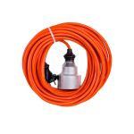 Силовой удлинитель ЭРА UPx1-2x0.75-10m-IP44 в бухте, без заземления, 1 гнездо, 10м, ПВС 2х0.75 Б0043036 (артикул 16109825) – фото 1