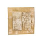 Выключатель duwi с/п 2-кл серия Palazzo Vintage, белое золото 26582 5 (артикул 15975314) – фото 1