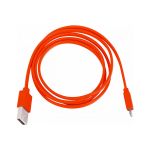Кабель Rombica USB - Lightning MFI, ПВХ Плоский, 1м, красный DIGITAL MR-01 CB-MR01R (артикул 16289999) – фото 1