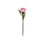 Садовый светильник на солнечной батарее Uniel USL-C-451/PT305 PINK TULIP UL-00004276 (артикул 21752602) – фото 1