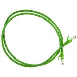 Коммутационный шнур патч-корд IEK ITK кат.5Е UTP, 1м, зеленый PC02-C5EU-1M (артикул 19639464) – фото 1