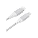 Дата-кабель AKAI USB А-microUSB, белый CBL208WT (артикул 21357376) – фото 1