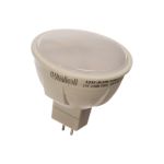 Светодиодн��я лампа Uniel Форма JCDR, матовая. Серия ЯРКАЯ LED-JCDR 6W/NW/GU5.3/FR PLP01WH UL-00002422 (артикул 15951109) – фото 1