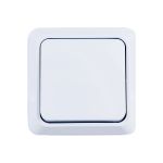 Выключатель Intro 210101 10А, 250В, IP20, ОУ, Quadro, белый 360 Б0027631 (артикул 16069749) – фото 1
