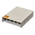 Универсальный настенный оптический бокс Hyperline, FO-WBY-4UN-MK, на 4 порта SC, duplex LC 375910 (артикул 16522482) – фото 1