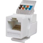 Модуль Keystone SUPRLAN Jack 8P8C /RJ-45/, UTP, Cat.5e. заделка без инструмента, белый 10-0312 (артикул 16261833) – фото 1