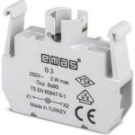 Патрон Emas для ламп накаливания и светодиодов с цоколем типа BA9S B3 (артикул 16294056) – фото 1