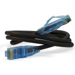 Патч-корд Hyperline PC-LPM-UTP-RJ45-RJ45-C6-2M-LSZH-BK U/UTP, Cat.6 100% Fluke Component 230235 (артикул 16522676) – фото 1