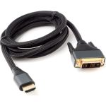 Кабель Cablexpert 4K 19M/19M 1.8м single link нейлоновая оплетка металлические разъемы HDMI-DVI CC-HDMI-DVI-4K-6 (артикул 19968400) – фото 1