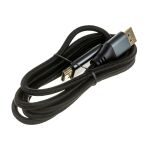 Кабель DisplayPort->HDMI Cablexpert 4K, 1.8м, 20M/19M, черный, экран, пакет CC-DP-HDMI-4K-6 (артикул 19968124) – фото 1