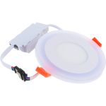 Светильник Gauss Backlight Круглый 3+3W, LED 4000K, 350лм,105х31мм, диам.85, 1/40 BL115 (артикул 16407595) – фото 1
