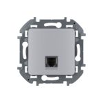 Телефонная розетка RJ11 Legrand - INSPIRIA - алюминий 673822 (артикул 20964207) – фото 1