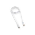 Телевизионный кабель Cablexpert Coaxial M/F 1.8 м белый CCV-515-W (артикул 16206314) – фото 1